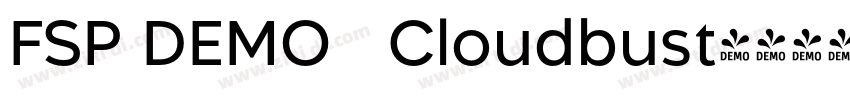 FSP DEMO   Cloudbust字体转换